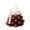 White & Red, variant on YAHHU Christmas Tree Shaped Sculpted Candle, Smokeless Scented Holiday Decor for Home Party Centerpiece, White & Green (4.1 inches / 10.4 cm, 4.58 oz / 130g)
