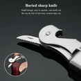 thumbnail image 5 of ReaNea Waiters Corkscrew Silver Wine Bottle Opener with Foil Cutter, 5 of 7