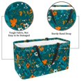 DJROW Floral Pattern Reusable Grocery Bag Portable Folding Picnic