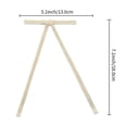 thumbnail image 3 of Lazos Navidad Terciopelo Cinta Vintage para (Beige) 12 Uds., 3 of 3