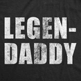 thumbnail image 2 of Mens Funny T Shirts Legendaddy Sarcastic Fathers Day Novelty Tee for Men Graphic Tees, 2 of 7