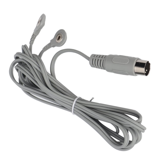 Electrodes Wire Cable, Physical Therapy Electrodes Lead Wire Health Care 8.2ft Massage For Home For Massager Machine