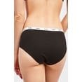 thumbnail image 2 of 247 Frenzy Women's Essentials PACK OF 6 Cotton Stretch Bikini Panty Underwear with Extended Side Seams LP1462CKE2 (MD), 2 of 4