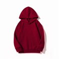 thumbnail image 3 of Abcomgle Hoodie for Girls 10-12 Cute Casual Hooded Sweatshirts for Girls Solid Long Sleeve Girls Pullover Sweatshirt Y2k Winter Clothes for Tween Girls with Pocket, 3 of 5