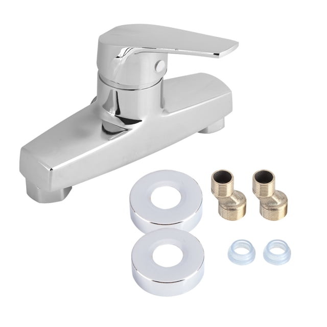 Robinet de robinet de Douche en Alliage de Candeon-Zinc Baignoire de Salle de Bain Simple Poignée Robinet Mural Robinet de Douche Mitigeur Robinet de Douche
