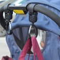 thumbnail image 4 of Paquete de 2 ganchos giratorios de 360 ​​grados para cochecito, ganchos antideslizantes resistentes para colgar bolsas de pañales, clips para cochecito (azul) JAMW Sencillez, 4 of 5