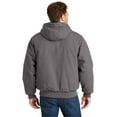 thumbnail image 2 of CornerStone Men's Washed Duck Cloth Insulated Hooded Work Jacket - CSJ41, 2 of 4