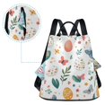 thumbnail image 5 of FORMRS Women's Travel Backpack Purse Anti-Theft Hidden Pockets Casual Shoulder Bag, Red Easter Eggs, 5 of 7