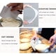 thumbnail image 4 of Batidor de masa danés Batidor de pan estilo holandés para cocinar masa madre Cocina con batidor de masa danesa de acero inoxidable Mezclador de pan 13 "" y raspador de masa, 4 of 7