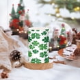 thumbnail image 5 of 2 PCS Flameless Candles with Remote Timer LED Battery Operated Flickering Candle Light for Wedding Table Home Decoration Gifts Shamrock Pattern, 5 of 7