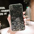thumbnail image 1 of Clear Bling Glitter Phone Case for iPhone 7plus/8plus Shining Sequin Soft Back Cover Case(Black), 1 of 8