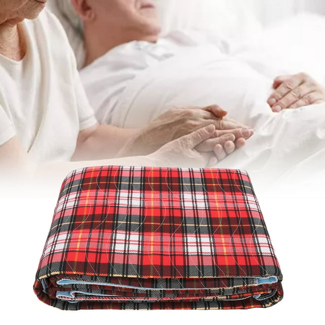 Alèses pour Incontinence, Alèse en Coton Réutilisable Imperméable à Absorption Ultra pour Urine pour Personnes Handicapées et Adultes