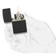 thumbnail image 2 of Zippo Black Crackle Pocket Lighter, 2 of 6