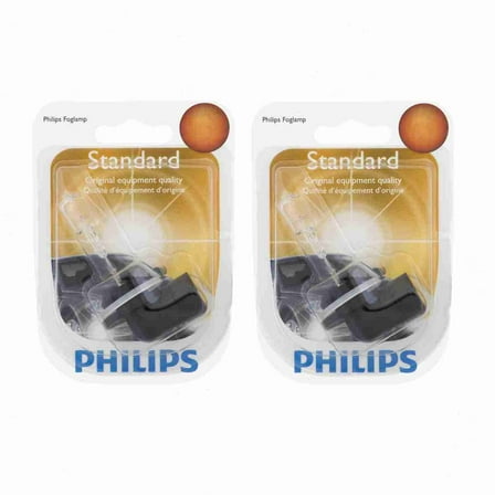 2 pc Philips 886B1 Fog Light Bulbs compatible with 78801