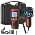 thumbnail image 1 of VEVOR Split Handheld Anemometer, 14℉-140℉, Digital Wind Speed CFM Meter Gauge with LED Backlight Screen, Measures Wind Velocity Wind Temperature Air Flow Wind Chill, for Sailing Surfing Flying HVAC, 1 of 9