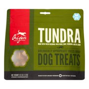 Angle View: Orijen Tundra Biologically Appropriate Freeze Dried Dog Treats, 1.5 oz