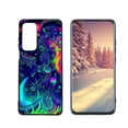 thumbnail image 1 of Compatible with Motorola MOTO Edge 2021 Phone Case, Psychedelic-Trippy-Alien-Art-Visuals-Colours17 Case Men Women, Flexible Silicone Shockproof Case for Motorola MOTO Edge 2021, 1 of 1