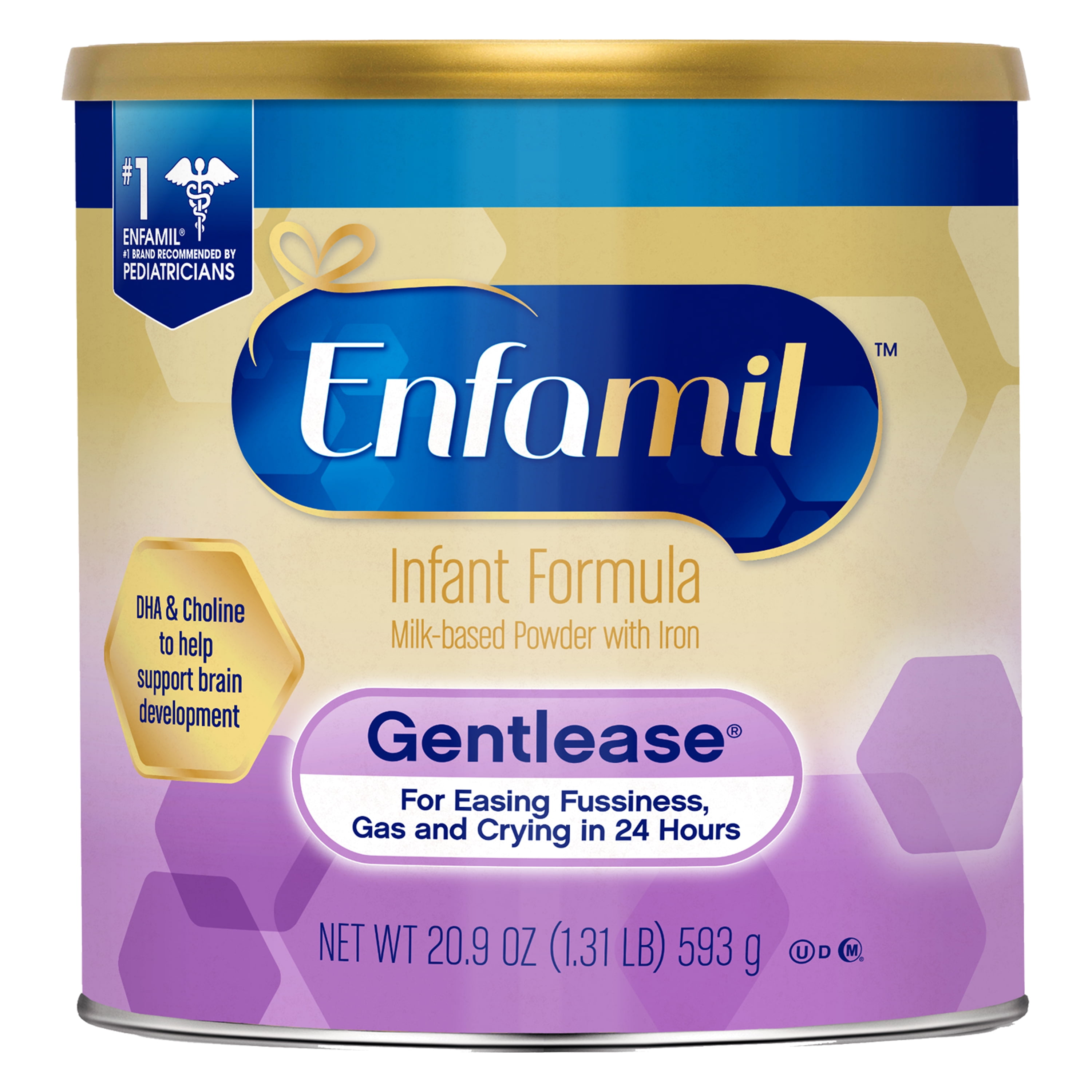Enfamil Gentlease Infant Formula Powder 20 9 Oz Can Walmart
