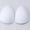 White, variant on Honganda Women?s 2PCS Bra Pads, Triangle/Round Shapes Sewn Bra Inserts Liner Pads