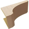 thumbnail image 6 of 10"W x 20"D x 10"H Wide Legacy Rough Cedar Woodgrain TimberThane Corbel, Primed Tan, 6 of 6