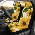 thumbnail image 2 of ABPHQTO Juego de 2 fundas para asientos de coche Sunflower Universal Auto Asientos delanteros Protector para coche, SUV sedán, camión, 2 of 3