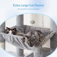thumbnail image 3 of Torre para Gatos Hey-brother Alta con Postes para Rascar y Hamaca, 3 of 9