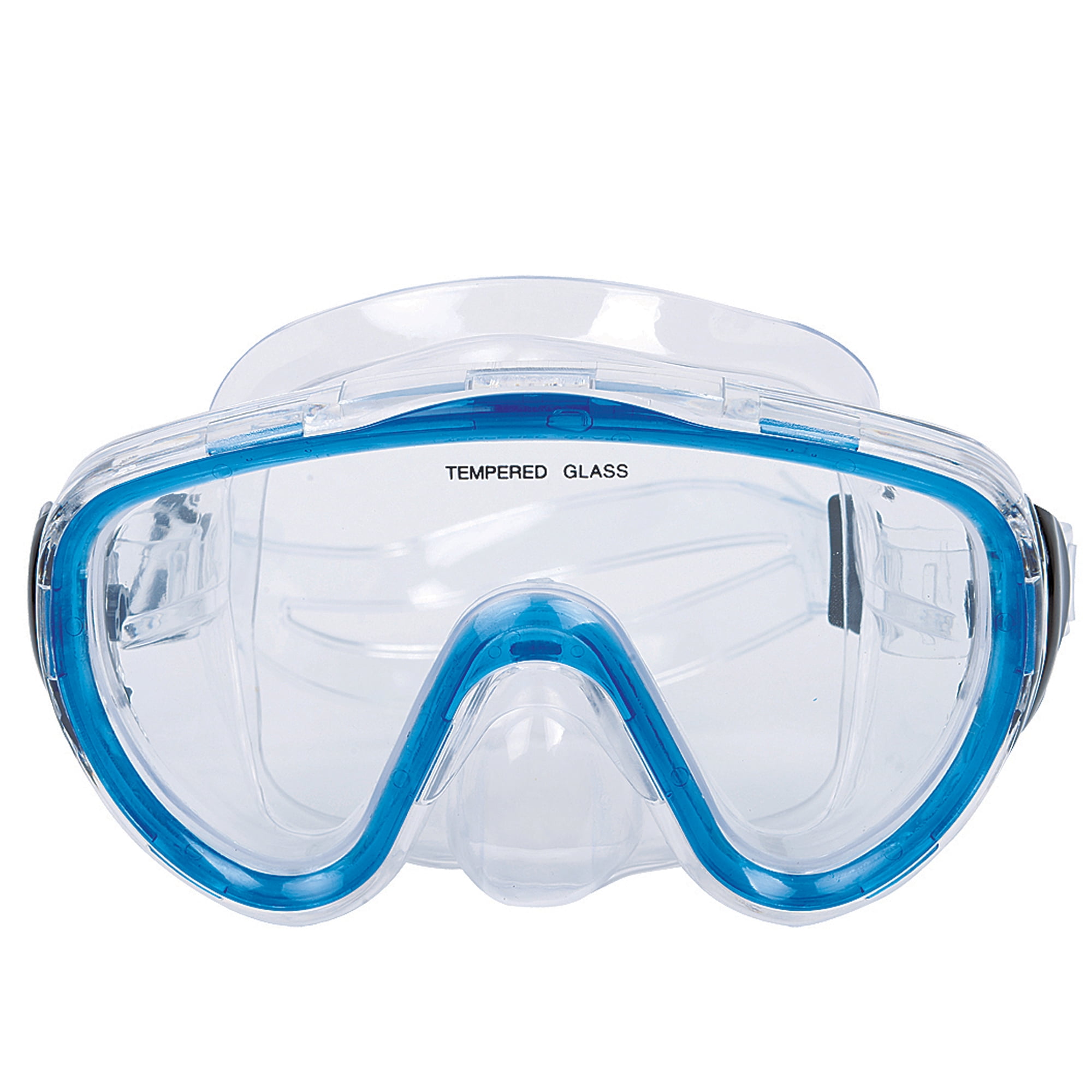 6.75" Blue and Clear Zray Recreational Swim Mask for Teens Walmart
