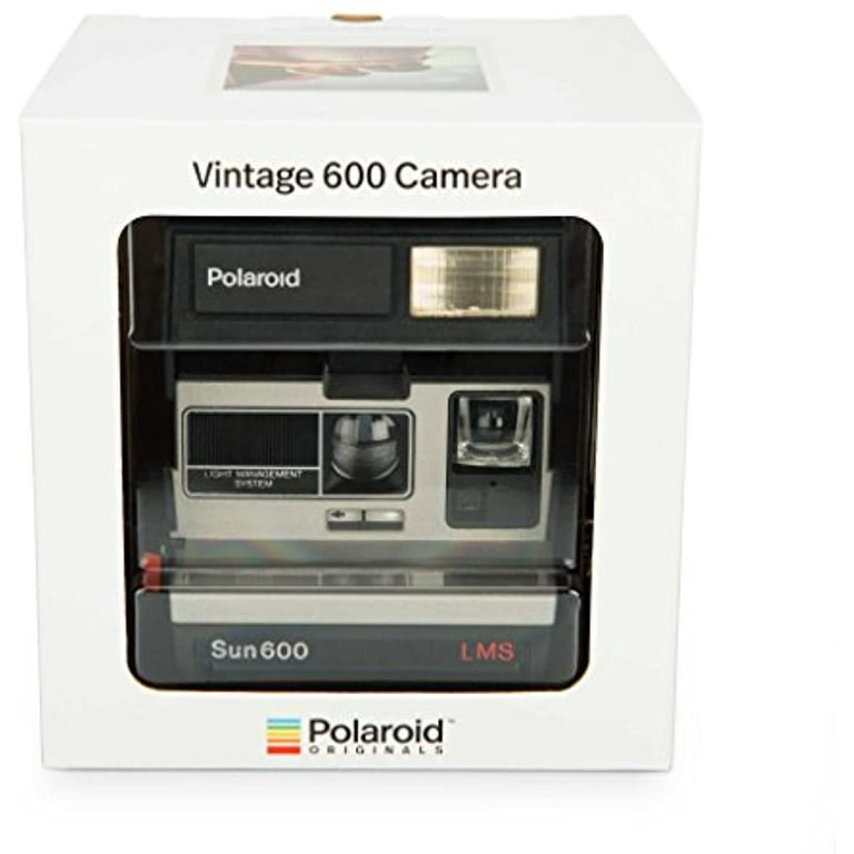 Retrospekt® Refurbished Vintage Polaroid 600 Sun600 LMS Instant Film Camera  in Silver and Black