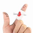 thumbnail image 2 of 5 Pcs Joke Toy Fake Nail Through Finger Trick For Halloween Through Finger Trick, 2 of 4