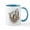 White/Blue Inside, variant on CafePress - I'm Not Lazy Sloth - 11 oz Ceramic Mug - Novelty Coffee Tea Cup