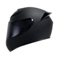 thumbnail image 1 of Casco integral para bicicleta, protector a prueba de golpes, ligero y cómodo para BMX. Negro mate M, 1 of 9