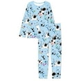 thumbnail image 4 of Renewold Women's Pajama Long Sleeve Sleepwear 2 Piece Pajamas Set Soft Comfortable Pj Animated Cow Print Lounge Sets Daily Indoor Yoga Sweatpants Size 3XL, 4 of 5
