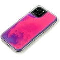 thumbnail image 3 of Liquid Fluorescent Case for iPhone 16 Pro Max,Luxury Fun Glow in The Darkness Quicksand Clear Hard PC + Soft TPU Bumper Luminous Shockproof Protector for iPhone 16 Pro Max Rose, 3 of 14