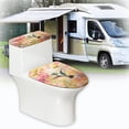 thumbnail image 6 of HELLHERO Stylish Gifts Polyester Toilet Top Cover Set Soft Adds Holiday Charm Toilet Lid Covers Set Fits All Toilet Shapes for Modern Bathrooms, 6 of 8