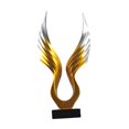 thumbnail image 4 of TISHITA Resin Abstract Wing Statue Figurine Table Decoration Decorative Hand Crafted Feng Shui Ornament for Home Office Lightweight B, 4 of 8