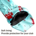 thumbnail image 6 of Golf Club Cover Velvet Lining Suitable for the First Wood, Fairway Wood and Hybrid Club Head Cover, Suitable for Men and Wome Red Crab, 6 of 6