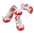 thumbnail image 4 of Zapatos para perros de malla transpirable que evitan resbalones Bling Bling Botas impermeables de invierno con correa ajustable, 4 of 12