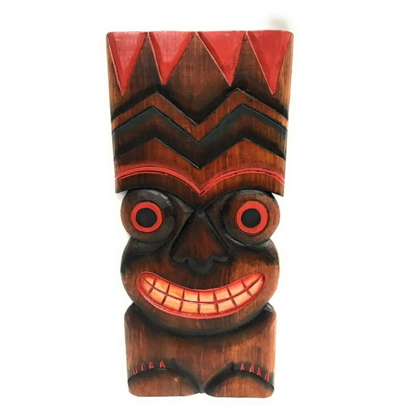 Happiness Tiki Mask 20"X9" - Wall Plaque Hand Carved | #dpt515250
