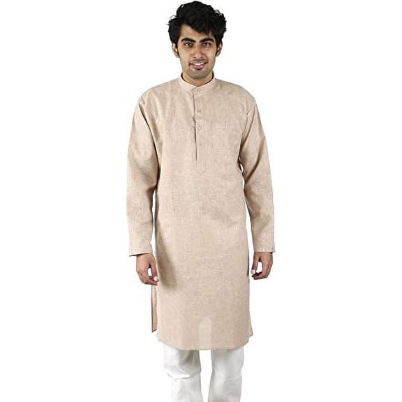 Royal Men's Cotton Blend Straigh Kurta