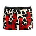 thumbnail image 3 of Men's Boxers Briefs Valentine's Day Leopard Print Boxer Briefs for Men Cool Comfort Breathable Soft Underwear Set Boxer Briefs Men A S, 3 of 5