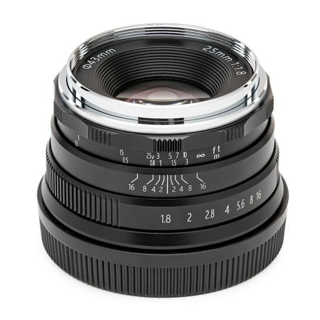UPC: 0040962914861 | Koah Artisans Series 25mm f/1.8 Manual Focus Lens for Micro Four Thirds (Black)