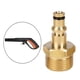 thumbnail image 2 of Convertidor de tuberías Zulema Kit de limpieza de latón Conector de la manguera, 2 of 8