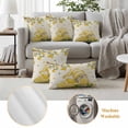 thumbnail image 6 of Summer Vintage Gnome Lemon Pillow Covers 2 Pack Country Farm Yellow Lemon Tree Leaf Pillowcase Waterproof Outdoor Throw Pillow Cover for Patio Balcony Rectangular Cushion 20”x12”, 6 of 9