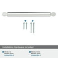thumbnail image 4 of Amerock Balon 6-5/16 inch (160mm) Center-to-Center Polished Chrome Cabinet Pull, 4 of 6