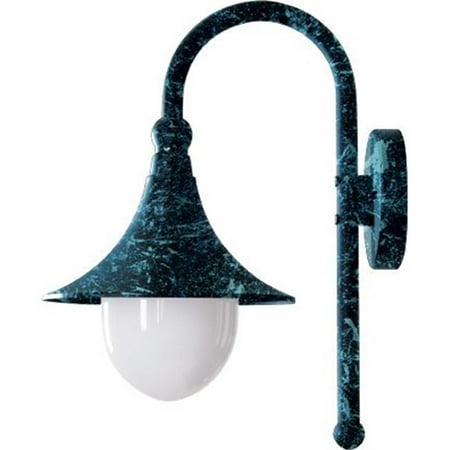 

Dabmar Lighting GM996-VG Powder Coated Cast Aluminum Wall Light Fixture Verde Green - 18 x 10.18 x 14.50 in.