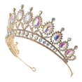 thumbnail image 2 of Weiweiguan Tête de Diadème en Strass Décoration Simple Accessoire de Robe de Mariée Fourniture de Mariage, 2 of 6