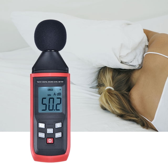 Digital Sound Level Meter, Noise Tester Sound Level Meter, Plastic For Offices Factories Audio Products Building Construction