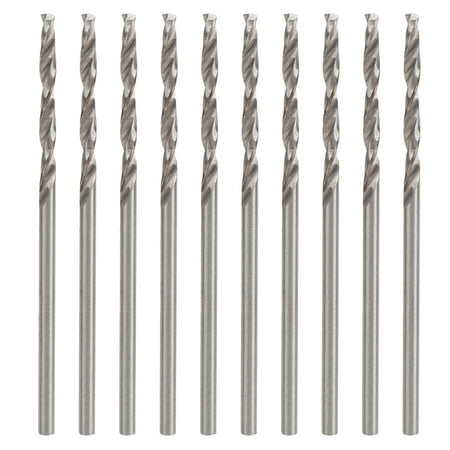 

10Pcs Twist Drill Bit Straight Shank High Speed Steel Beads Punch Hardware Tools 1.7mm