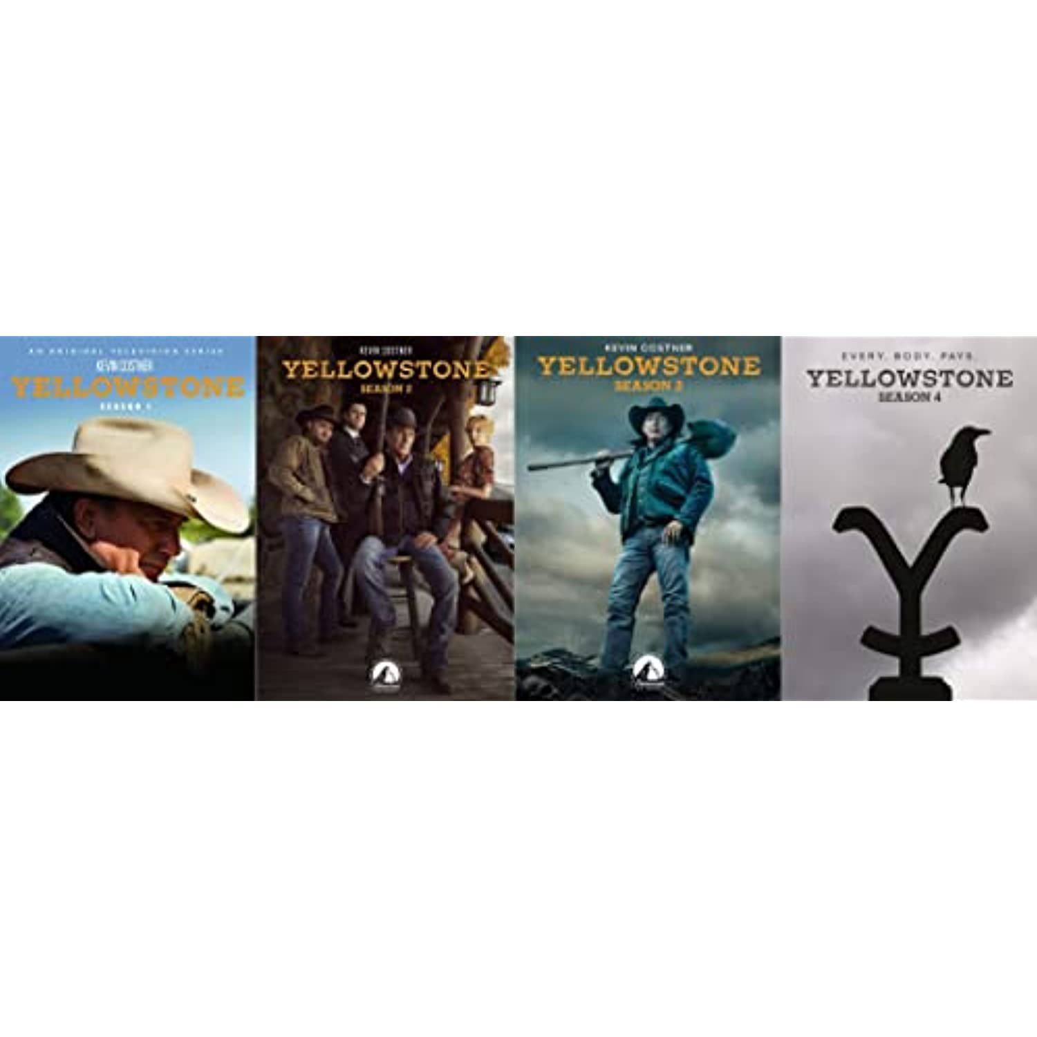 Yellowstone Seasons 14 (Dvd 4Pack)