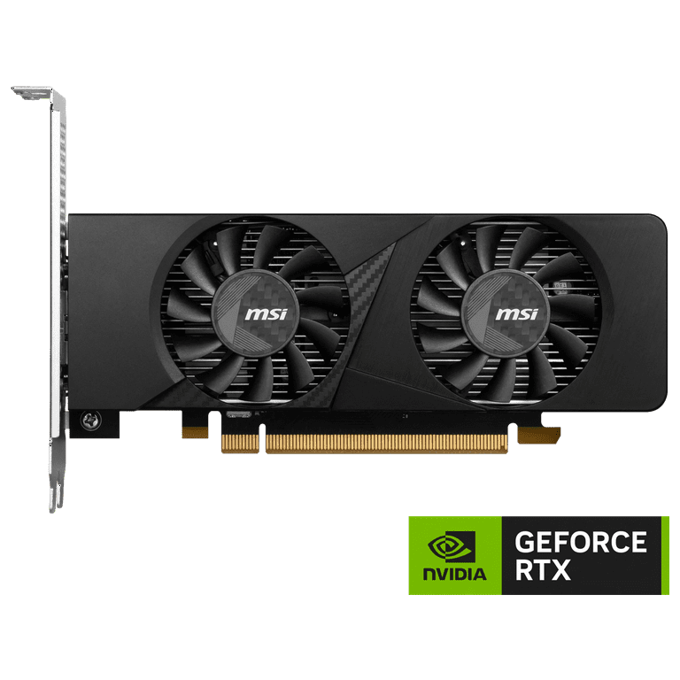MSI LP GeForce RTX 3050 Gaming Graphics Card, 6GB GDDR6, PCI